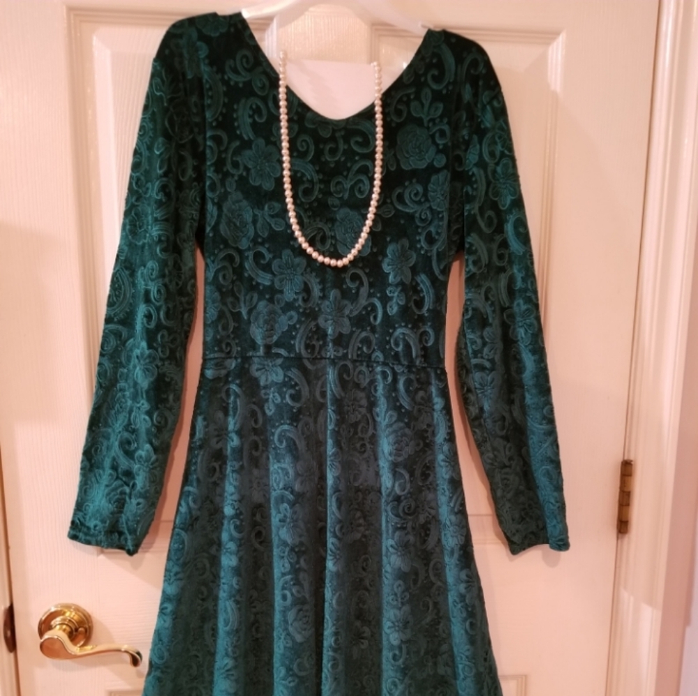 Green dress